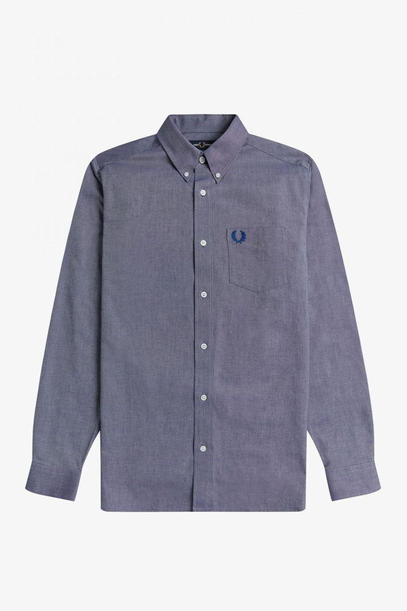 Blue Fred Perry Oxford Men's Shirts | PH 1516ILHS